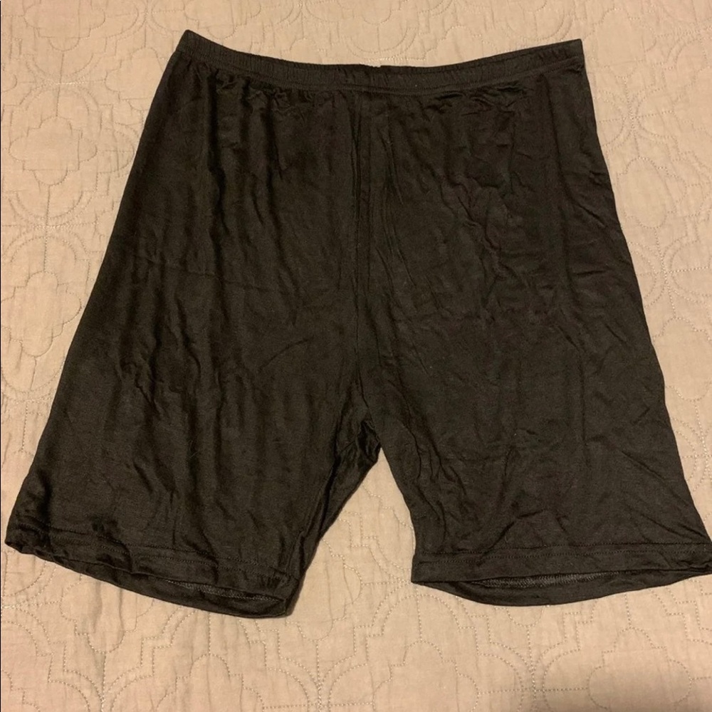 Biker black shorts